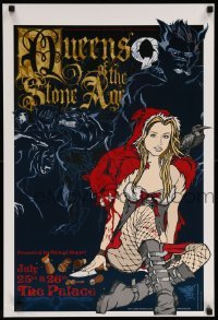 3k094 QUEENS OF THE STONE AGE signed #379/550 19x29 Australian art print '05 by artist Rhys Cooper!
