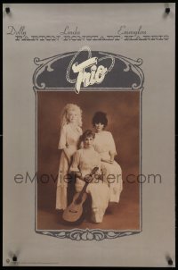 3k273 TRIO 23x35 music poster '87 Dolly Parton, Linda Ronstadt, Emmylou Harris!