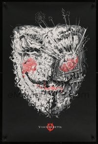 3k058 V FOR VENDETTA #228/300 24x36 art print '13 great art of Guy Fawkes mask by Cesar Moreno!