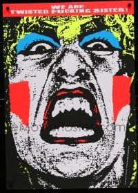 3k348 WE ARE TWISTED F***ING SISTER heavy stock 24x34 special '14 Dee Snider, art by Art Chantry!
