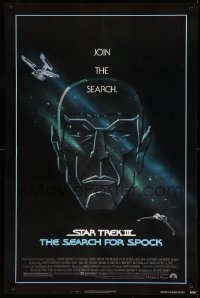 3k904 STAR TREK III 1sh '84 The Search for Spock, art of Leonard Nimoy by Huyssen & Huerta!