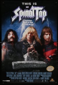 3k483 THIS IS SPINAL TAP 27x40 video poster R00 Rob Reiner heavy metal rock & roll cult classic!