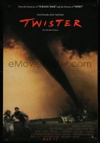3k969 TWISTER int'l advance DS 1sh '96 May 17 style, Bill Paxton & Helen Hunt tornados!