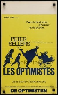 3m131 OPTIMISTS Belgian '73 cool completely different artwork of Peter Sellers and cast!