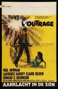 3m132 OUTRAGE Belgian '64 Paul Newman as a Mexican bandit in a loose remake of Rashomon!