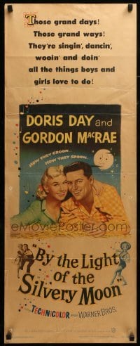 3m466 BY THE LIGHT OF THE SILVERY MOON insert '53 great romantic c/u of Doris Day & Gordon McRae!