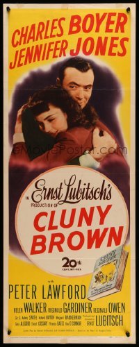 3m491 CLUNY BROWN insert '46 Charles Boyer, Jennifer Jones, Lawford, directed by Ernst Lubitsch!
