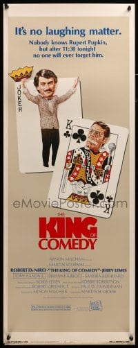 3m615 KING OF COMEDY insert '83 Robert De Niro, Jerry Lewis, directed by Martin Scorsese!