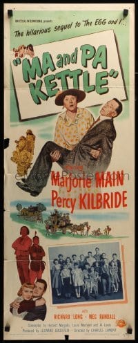 3m644 MA & PA KETTLE insert '49 Marjorie Main & Percy Kilbride in the sequel to The Egg and I!