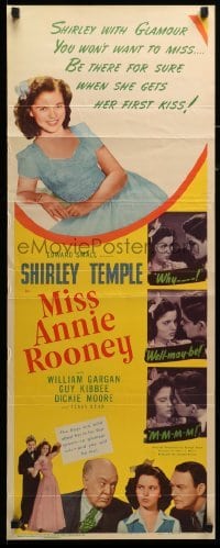 3m661 MISS ANNIE ROONEY insert '42 great images of Shirley Temple, the new Queen of the Teens!