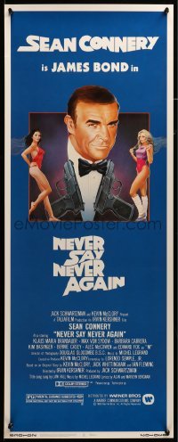 3m679 NEVER SAY NEVER AGAIN insert '83 art of Sean Connery as James Bond 007 by R. Obrero!