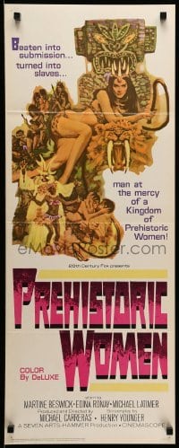 3m706 PREHISTORIC WOMEN insert '66 Slave Girls, art of sexiest cave babe with whip!