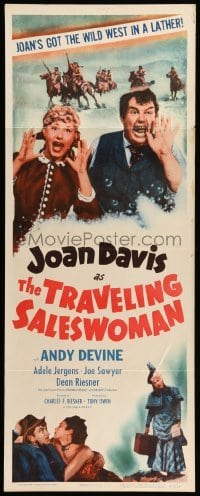 3m929 TRAVELING SALESWOMAN insert R55 great images of Joan Davis, Andy Devine & Adele Jergens!