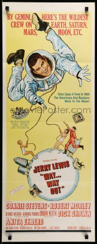 3m985 WAY WAY OUT insert '66 astronaut Jerry Lewis sent to live on the moon in 1989!