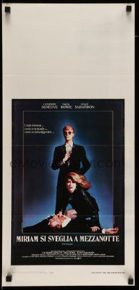 3m287 HUNGER Italian locandina '83 vampire Catherine Deneuve & rocker David Bowie!