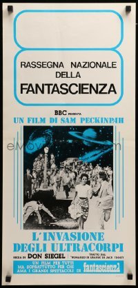 3m292 INVASION OF THE BODY SNATCHERS Italian locandina R80s different, Sam Peckinpah credited!