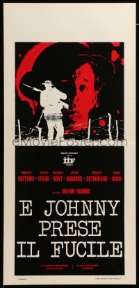 3m296 JOHNNY GOT HIS GUN Italian locandina '74 from Dalton Trumbo novel, great different art!