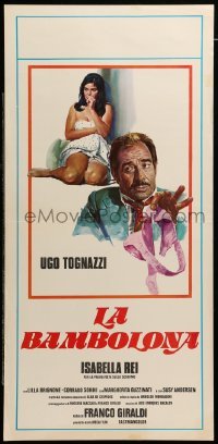 3m300 LA BAMBOLONA Italian locandina '68 completely different artwork of Tognazzi, Isabelly Rey!