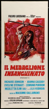 3m324 NIGHT CHILD Italian locandina '75 Richard Johnson, Joanna Cassidy, the darkest kind of evil!