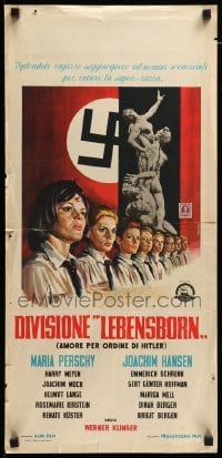 3m328 ORDERED TO LOVE Italian locandina '63 teenage girls in secret Nazi mating camps, lebensborn!