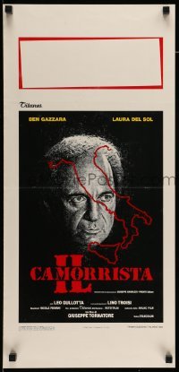 3m337 PROFESSOR Italian locandina '86 Il Camorrista, art of Italy imposed over Gazzara!