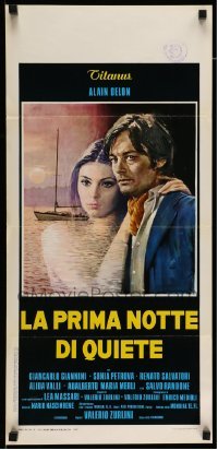 3m336 PROFESSOR Italian locandina '72 Alain Delon romances sexy Sonia Petrova & Lea Massari!