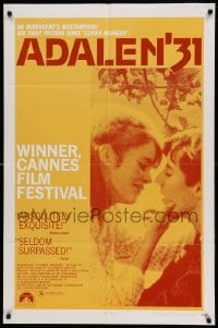 3p018 ADALEN '31 1sh '70 Bo Widerberg's Swedish Cannes Grand Prix winner!