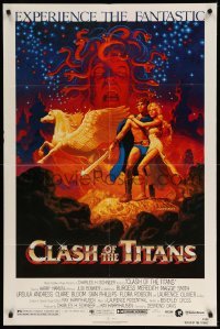 3p149 CLASH OF THE TITANS 1sh '81 Ray Harryhausen, great fantasy art by Greg & Tim Hildebrandt!