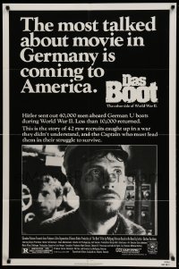 3p187 DAS BOOT advance 1sh '82 The Boat, Wolfgang Petersen German WWII submarine classic!