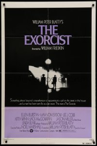 3p251 EXORCIST 1sh '74 William Friedkin horror classic, William Peter Blatty!