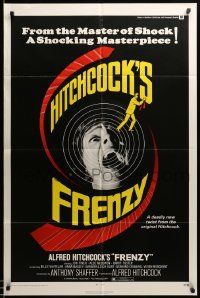 3p291 FRENZY 1sh '72 written by Anthony Shaffer, Alfred Hitchcock's shocking masterpiece!
