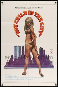 3p388 HOT CHILD IN THE CITY 1sh '79 John Holmes, L'Oriele, At home in a tenement...or a penthouse!
