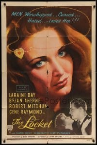 3p488 LOCKET style A 1sh '46 art of pretty Laraine Day, men worshipped, cursed, hated & loved her!