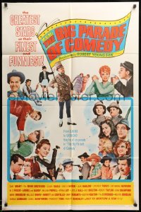 3p536 MGM'S BIG PARADE OF COMEDY 1sh '64 W.C. Fields, Marx Bros., Abbott & Costello, Lucille Ball