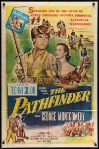 3p639 PATHFINDER 1sh '52 George Montgomery was the most dangerous marksman in all the West!