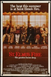 3p808 ST. ELMO'S FIRE 1sh '85 Rob Lowe, Demi Moore, Emilio Estevez, Ally Sheedy, Judd Nelson