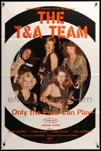 3p857 T & A TEAM 1sh '84 Joanna Storm, Tanya Lawson, Carol Cross, sexy girls in camo w/guns!