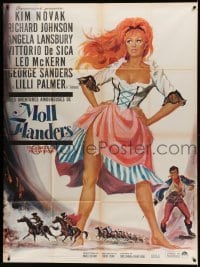 3r048 AMOROUS ADVENTURES OF MOLL FLANDERS style B French 1p '65 art of sexy Kim Novak by Landi!