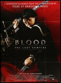 3r092 BLOOD THE LAST VAMPIRE French 1p '09 Ji-hyun Jun with swords, directed by Chris Nahon!