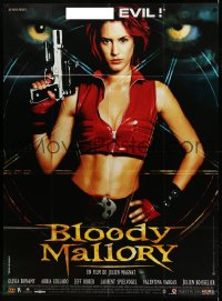 3r093 BLOODY MALLORY French 1p '02 sexy vampire hunter Olivia Bonamy with outrageous tagline!