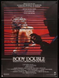 3r100 BODY DOUBLE French 1p '85 Brian De Palma, Melanie Griffith, voyeur watches sexy woman!