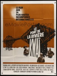 3r108 BRIDGE ON THE RIVER KWAI French 1p R70s William Holden, Alec Guinness, David Lean classic