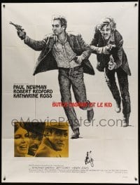 3r114 BUTCH CASSIDY & THE SUNDANCE KID French 1p '70 Paul Newman, Robert Redford, Katharine Ross