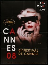 3r116 CANNES FILM FESTIVAL 2008 French 48x63 film festival poster '08 by Collier & David Lynch!