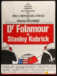 3r182 DR. STRANGELOVE French 1p R70s Stanley Kubrick classic, Sellers, Tomi Ungerer art!