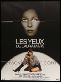 3r213 EYES OF LAURA MARS French 1p '78 Irvin Kershner, psychic Faye Dunaway with camera!