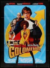 3r273 GOLDMEMBER French 1p '02 Mike Myers as Austin Powers, Michael Caine, Beyonce Knowles