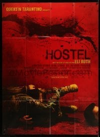 3r311 HOSTEL French 1p '06 Jay Hernandez, creepy image from Eli Roth gore-fest!