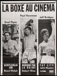 3r350 LA BOXE AU CINEMA French 1p '90s Errol Flynn, Paul Newman, Jeff Bridges, all boxing!