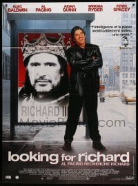 3r378 LOOKING FOR RICHARD French 1p '96 great image of Al Pacino, William Shakespeare, documentary!